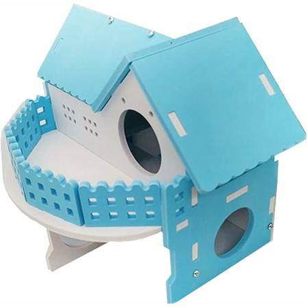 Hamsterhus, Hamsterleker, Miljøvennlig Dobbeltlag for Hamstere, Ekorn, Gerbiler, Gullbjørner og Andre Små Dyr for å Gjemme seg eller Leke