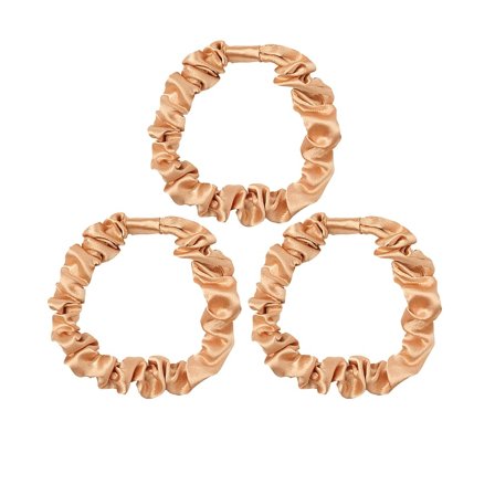 KICKS Beauty Slim Scrunchie Beige 3 Pak, Hår, Hårpynt, Scrunchies