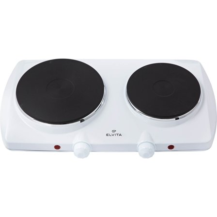 Elvita - Dobbel platetopp CKP1223V Hvit