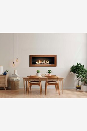 Biopejs Butikken - Etanolkamin 90cm - Brun - Öppna spisar - Från Homeroom