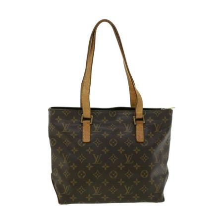 Louis Vuitton Vintage, Pre-owned Cabas Piano Monogram Tote Bag Bruin, Dames, Maat:ONE Size,leer