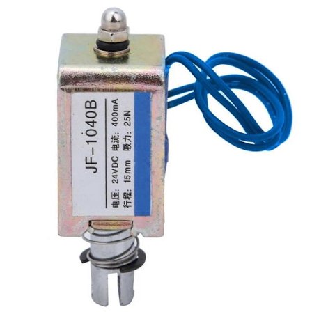 JF-1040B DC Push-Pull Solenoid Elektromagnet Plunger Fjederretur Elektromagneter