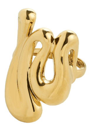 Pilgrim Adriel Ring Gold-Plated Smycken & klockor Dam Guld ONESIZE