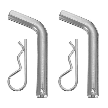 2 stk. Professionel Trailer Bolt Låsepin Nøglebelagt Låse Hitch Pin