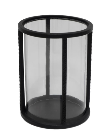 Rebell Lykt Cortina 23x31cm sort-skinn