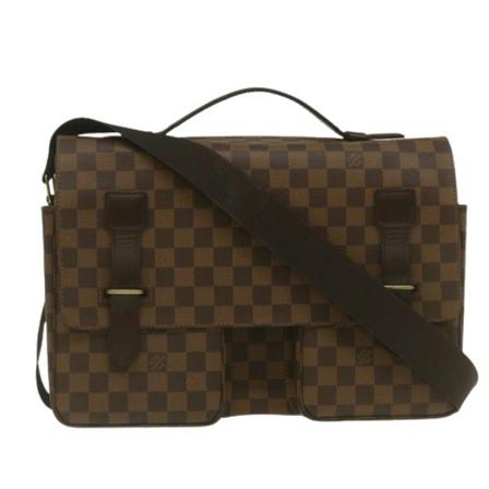Louis Vuitton Vintage, Pre-owned Canvas Shoulder Bags Bruin, Dames, Maat:ONE Size