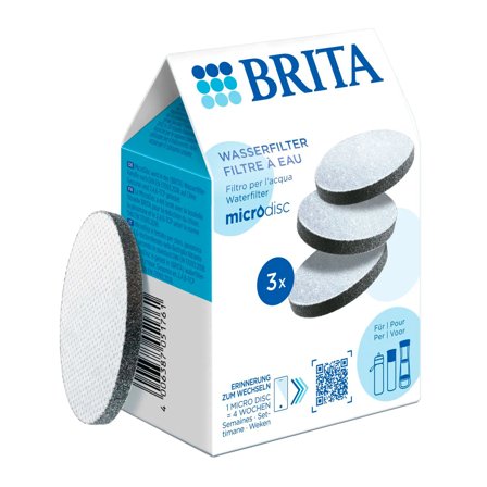 Brita MicroDisc vandfilter 3-pak, hvid | KitchenOne
