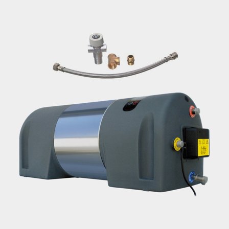 Vandvarmer til båd Sigmar Compact Inox, 60 liter, 220 V, 800 W + blandartermostatkit