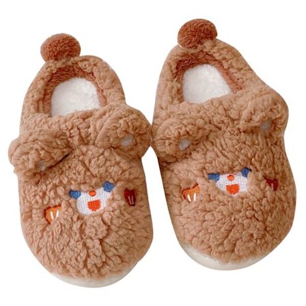 Söpö Eläin Karhu Kuvio Pehmo Sisätossut Mukavat Hengittävät Liukueste Kylmille Vuodenaikoille Koko 38-39