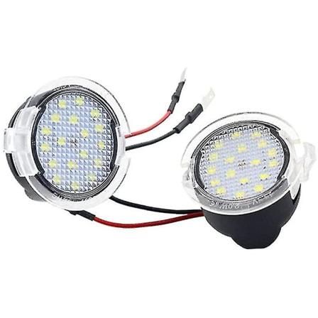 2 stk 18 LED under speil pyttlys for Ford Mondeo S-max Edge Explorer F-150
