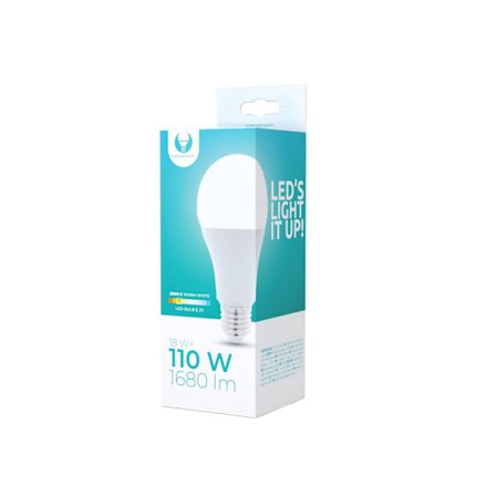 Forever Light LED E27 A65 18W bulb – warm white 3000K 1680lm