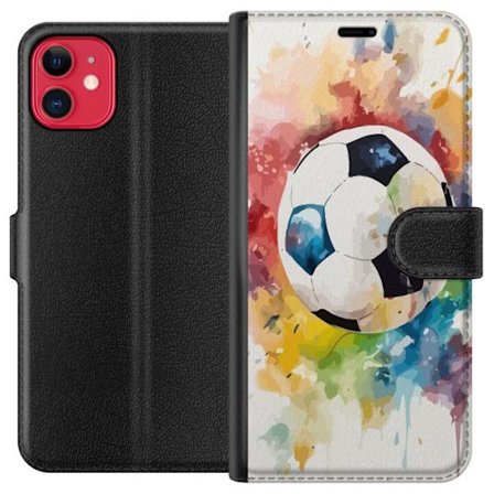 Kompatibelt Plånboksfodral till Apple Apple iPhone 11 Fotboll