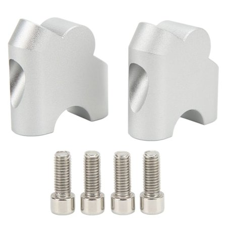 2 st MC Styrehöjare Klämma 30mm Höjning Ersättning för Suzuki V‐STORM DL