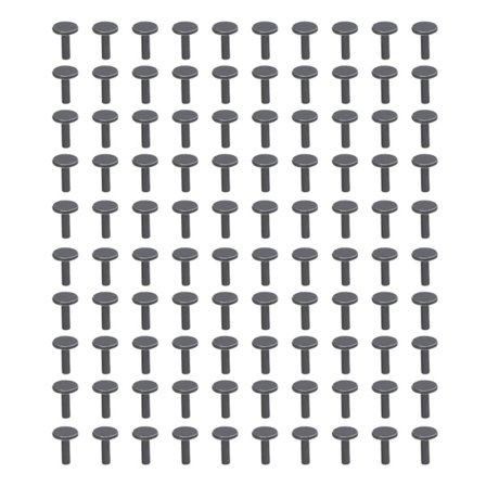 100 st Universal Halkfria Däckdubbar i Kolstål för Motorcyklar, Cyklar och Skotrar