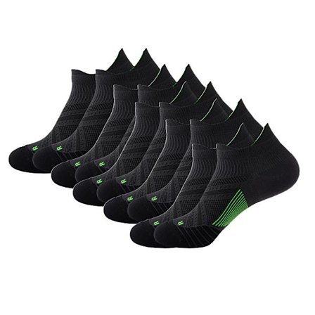 5 par sports ankelstrømper