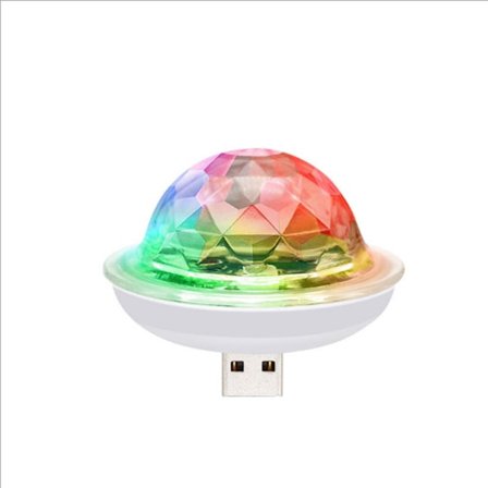 Mini USB Ball Light USB Prom Party Light Bärbar Strobe Light LED Car Dekorative Light för Halloween Christmas Family Party