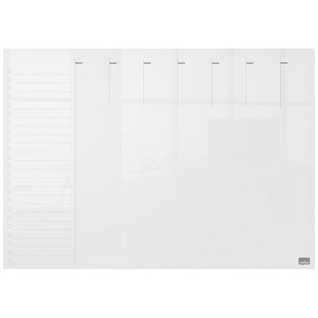 Nobo Transparent whiteboard Mini Ukeplan A3