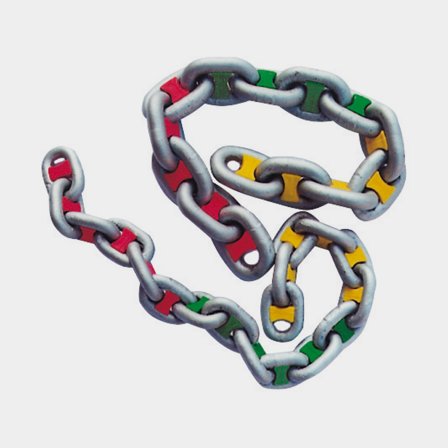 Kettenmarkierung Osculati Chain Rainbow Marker Kit, 3/8" (10 mm), gemischte Farben (weiß, blau, gelb, rot & grün), 40er-Pack - Boot