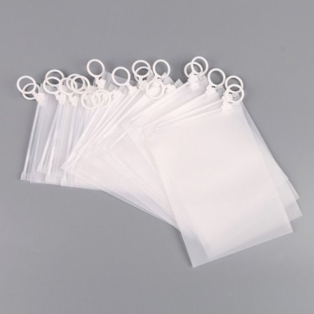 15 Stk/pakke Lynlåsposer Frosted Bag Opbevaringsorganisator