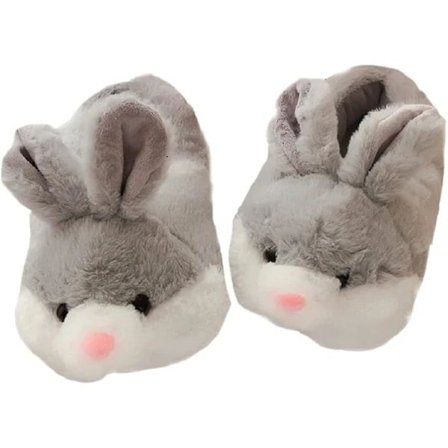 Kanin-hjemmesko til kvinder Sjove dyre-hjemmesko