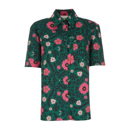 La DoubleJ Clerk Shirt Grøn, Dame Skjorter
