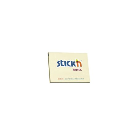STICK'N Notes STICK`N 76x102mm gul - Lyreco - Kontorsmaterial - Notes och Post-It - Notes - Gula