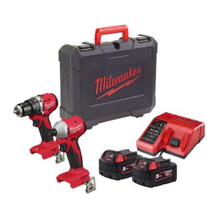 Milwaukee BLCPP2A-502C Verktøypakke med batteri og lader, Maskiner