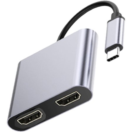 Type C til HDMI-fordeler USB3.1 HD 4K dobbelt port samtidig skærm Type-C samlebånd fire i én HUB