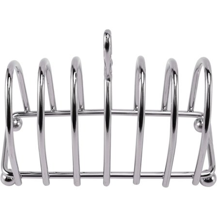 1 højkvalitets rustfri stål brødrister til 6 skiver toast