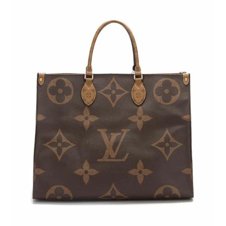 Louis Vuitton Vintage, Pre-owned Monogram On The Go GM bag Bruin, Dames, Maat:ONE Size