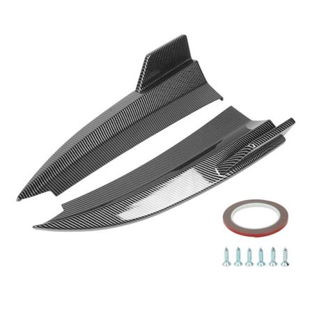 2 stk. bagkofanger side diffuser venstre højre til Benz C‐klasse Coupe C205 AMG Line C43 C63 2015 til 2021 kulfiber stil