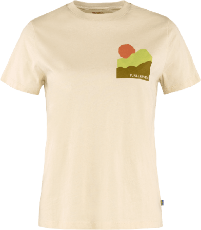 Fjällräven Women's Nature T-Shirt Women short-sleeved sweaters White L