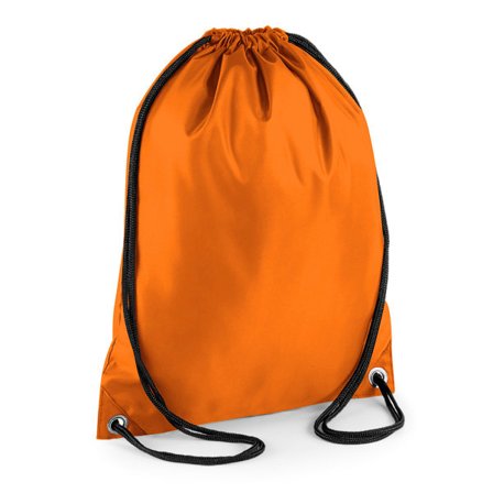 BagBase Budget Vandafvisende Sports Gymnastiktaske med Snøre (11 Orange One Size)