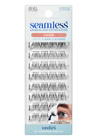 Ardell Seamless Underlash Extensions Refill Lösögonfransar & färgning Dam Svart 32 pcs