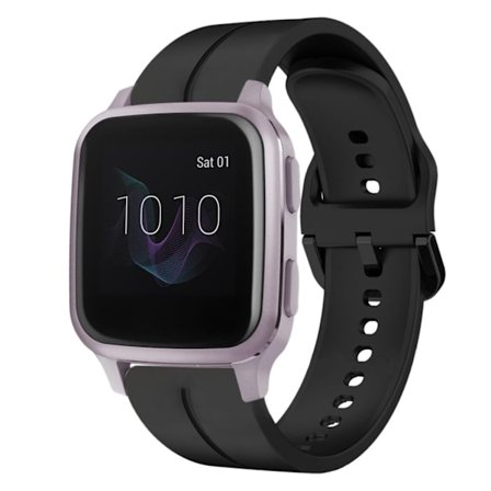 Garmin Venu SQ Silicone Watch Band - Black