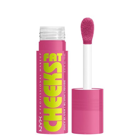 NYX PROFESSIONAL MAKEUP Fat Cheeks Juicy Liquid Blush 7 Plum Pop, Makeup, Ansigt, Blush