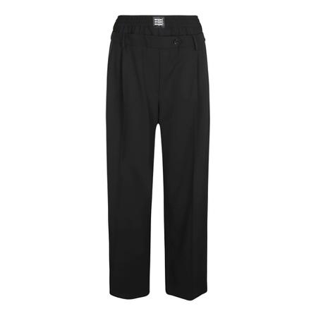 Msgm Straight Bukser Sort, Dame Bukser