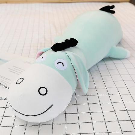 Søt Dum Esel Plysj Leke Stoffdyr Dukke For Barn Gutter Jenter Leke For Sky blue 95cm