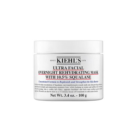 Kiehl’s Ultra Facial Overnight Rehydrating Mask with 10.5% Squalane 100 ml, Skincare, Masker, Fugtmasker