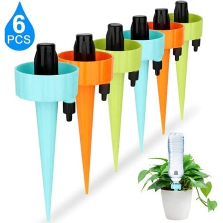 Automatisk vanningssett for hage, plante-drypper, 6 stk