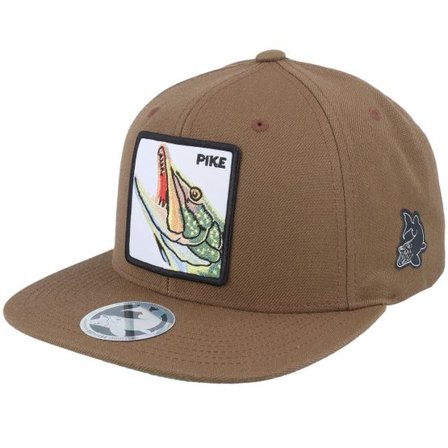 Skillfish - Brun snapback Keps - Pike Pro Fishing Classic Tan Snapback @ Hatstore