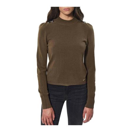 Kaporal Round-neck Strik Brun, Dame Striktrøjer