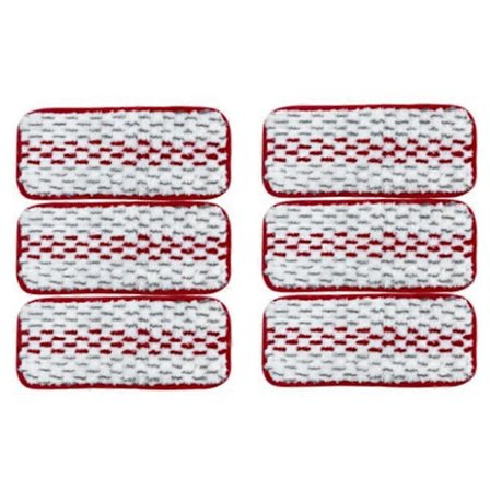 6-pack Ersättningsmoppdukar för Vileda Mopphuvud, Pads för Vileda Easy Clean Mopp Tillbehör