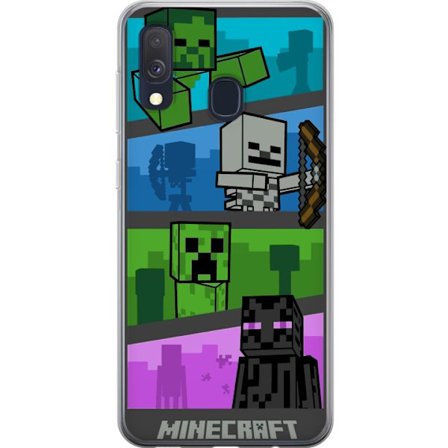 Yhteensopiva Puhelinkuori Samsung Samsung Galaxy A40 Minecraft