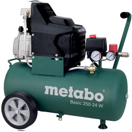 Metabo Basic 250-24 W Kompressori Täyttökapasiteetti 110 l/min, Autotalli & ajoneuvot