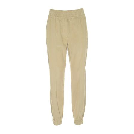 Brunello Cucinelli, Slim-fit Trousers Wit, Dames, Maat:S