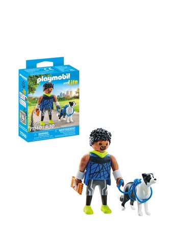 PLAYMOBIL Jogger With Border Collie - Multi/patterned - ONE SIZE