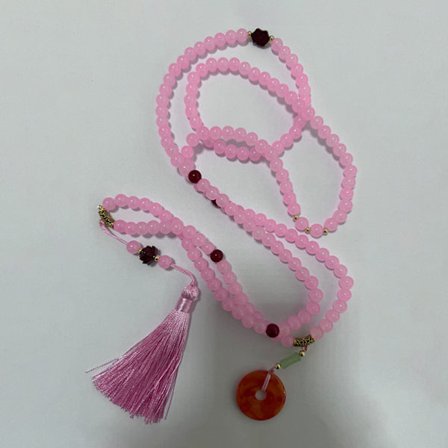 Retro Etnisk Halsband Pärlstav Tofs Choker Natursten