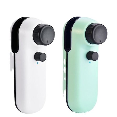 Poseforsegler genopladelig, 400mah Mini Poseforsegler Hurtig Varmeforseglingsmaskine med Køkkenredskaber til Chipsposer Plastikposer Mylar Poserhvid+