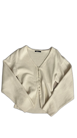 Beige kofta från Gina Tricot XS